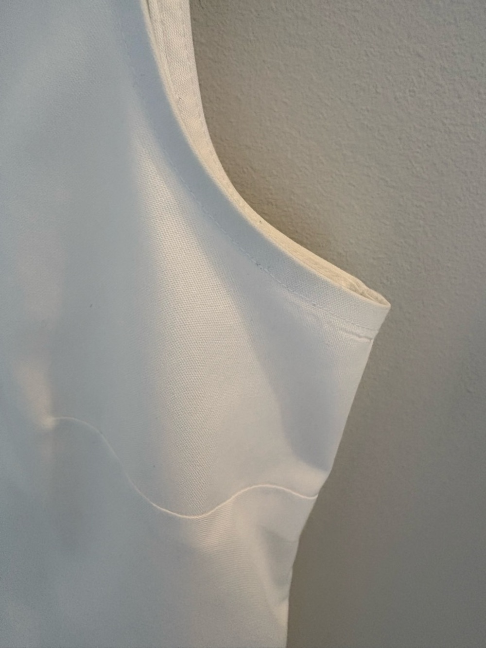 Brooks Brothers White Fitted Non-Iron Stretch Cotton Sleeveless Dress Shirt - Picture 4 of 11